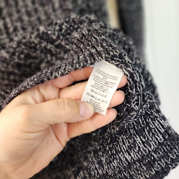 Free People Slouchy Sweater Size XS  Oversized Grunge, Rockabilly Boho, Gray - Picture 7 of 7